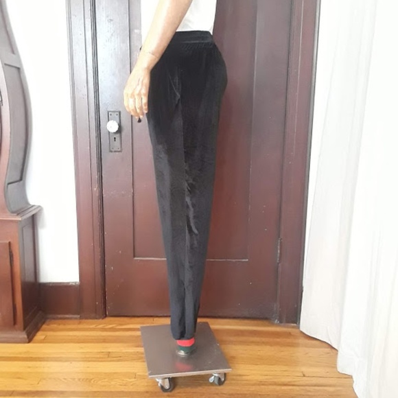 Iconic Mens Stretch Velvet Regular Jogging Pants - Picture 2 of 8